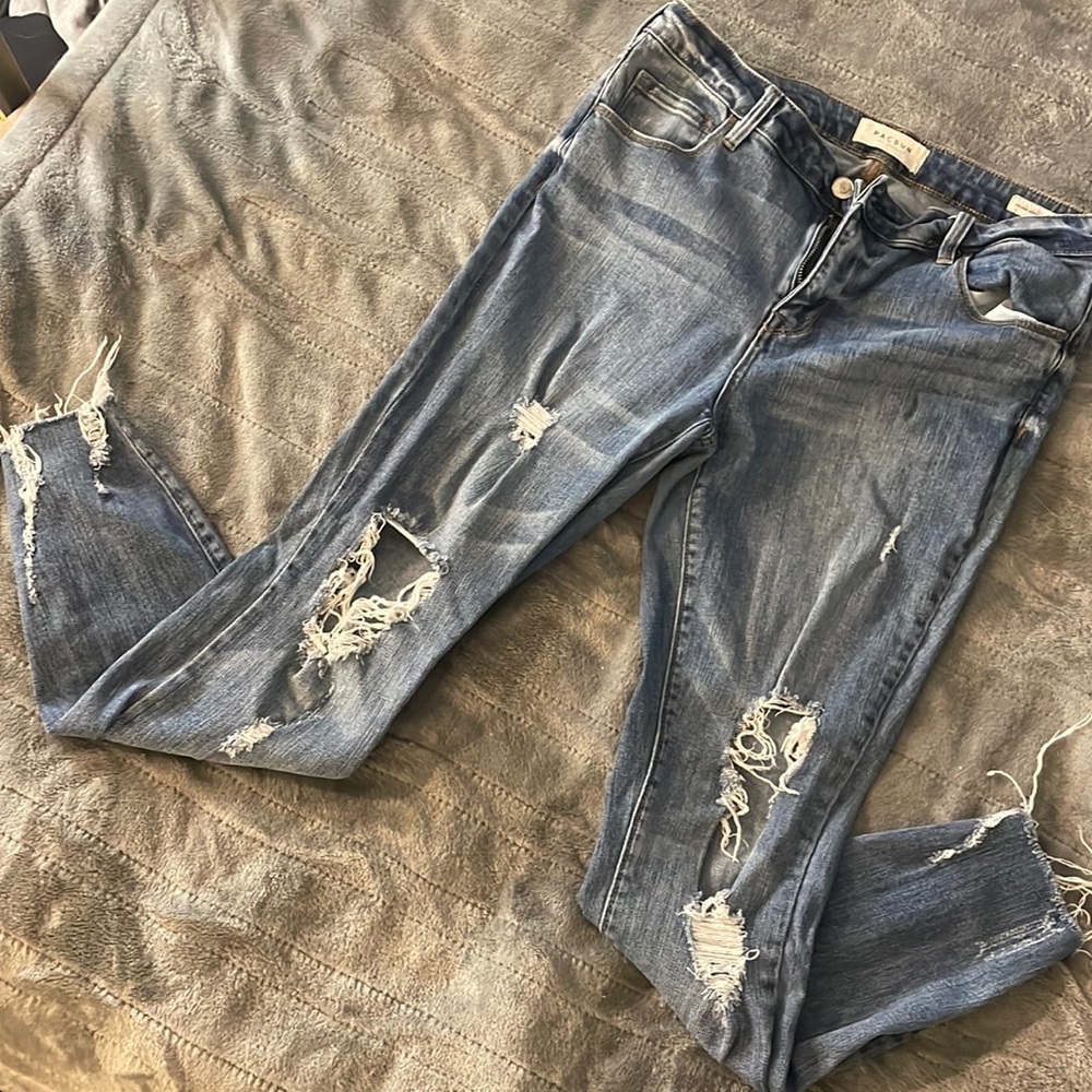 Distressed Skinny Jeans 👖 PacSun